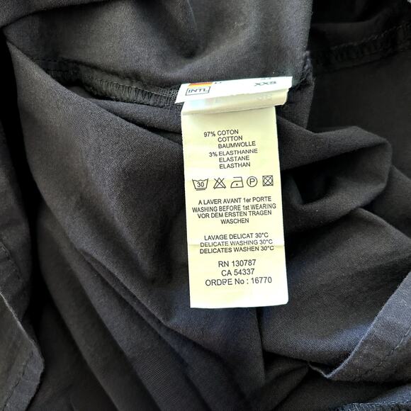 EUC Saint James Navy Cotton Fit & Flare Sleeveless Dress 4 Classic French Style - Picture 9 of 14